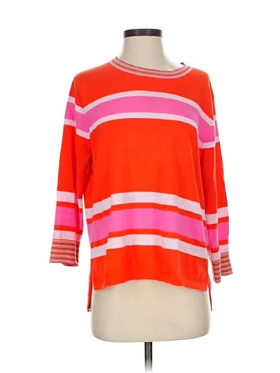 Pre-owned Cabi Pullover Sweater In Orange