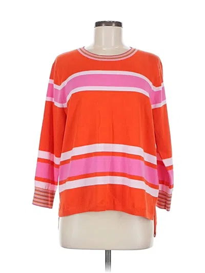 Pre-owned Cabi Pullover Sweater In Orange