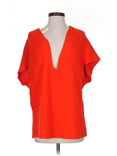 Pre-owned Cabi Pullover Sweater In Orange