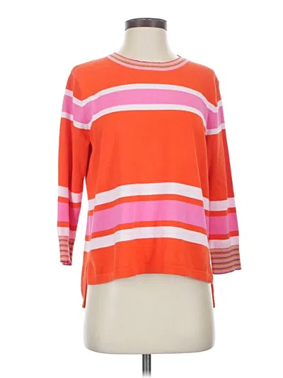 Pre-owned Cabi Pullover Sweater In Orange