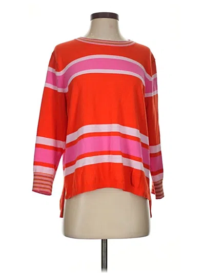 Cabi Pullover Sweater In Orange