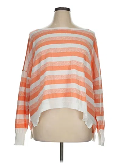 Pre-owned Cabi Pullover Sweater In Orange