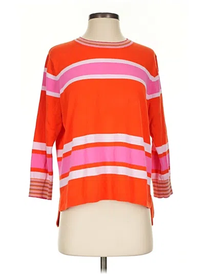Pre-owned Cabi Pullover Sweater In Orange