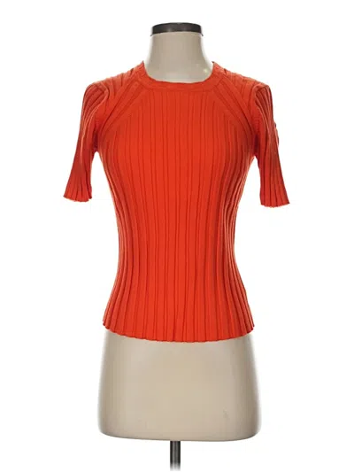 Pre-owned Cabi Pullover Sweater In Orange
