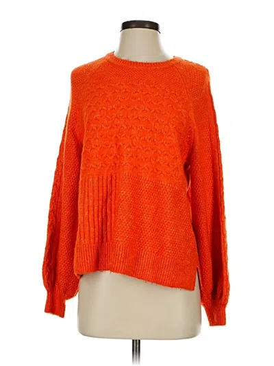 Pre-owned Cabi Pullover Sweater In Orange
