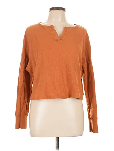 Pre-owned Cabi Pullover Sweater In Orange