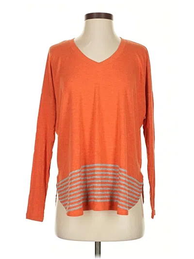 Pre-owned Cabi Pullover Sweater In Orange
