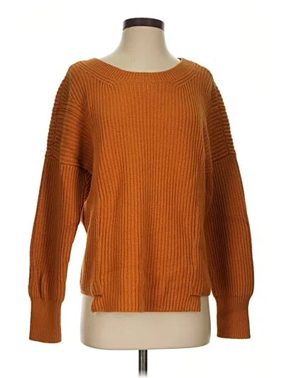 Pre-owned Cabi Pullover Sweater In Orange