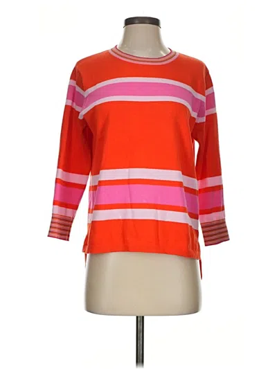 Pre-owned Cabi Pullover Sweater In Orange