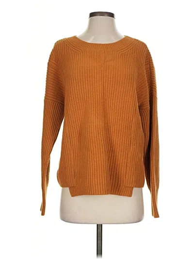 Pre-owned Cabi Pullover Sweater In Orange