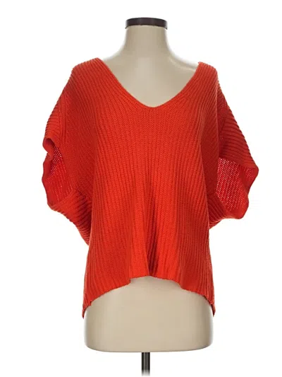 Pre-owned Cabi Pullover Sweater In Orange
