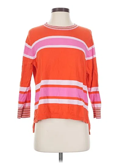 Pre-owned Cabi Pullover Sweater In Orange
