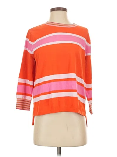 Pre-owned Cabi Pullover Sweater In Orange