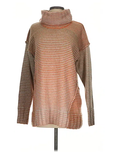 Pre-owned Cabi Pullover Sweater In Orange