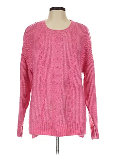 Pre-owned Cabi Pullover Sweater In Pink