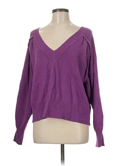 Pre-owned Cabi Pullover Sweater In Purple