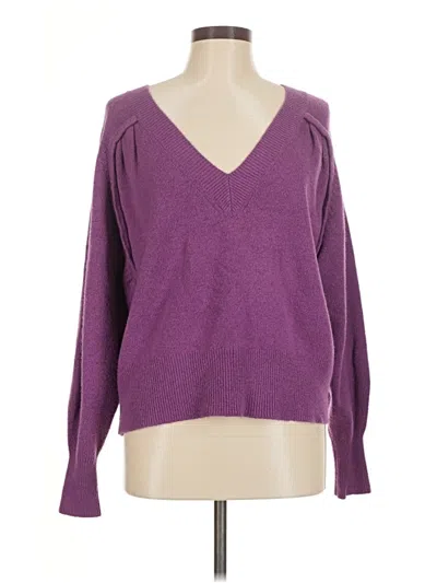 Pre-owned Cabi Pullover Sweater In Purple
