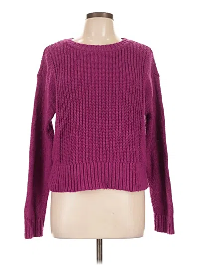 Pre-owned Cabi Pullover Sweater In Purple