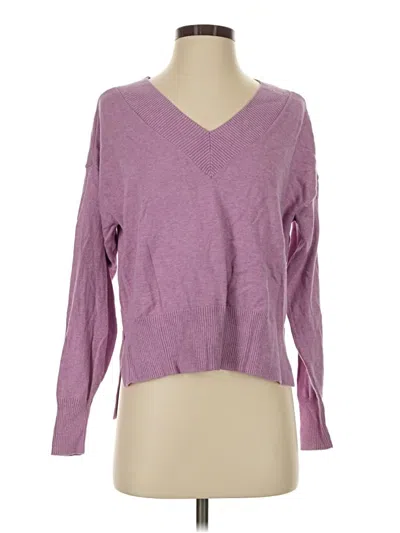Pre-owned Cabi Pullover Sweater In Purple