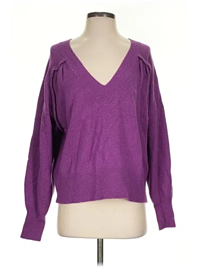 Pre-owned Cabi Pullover Sweater In Purple