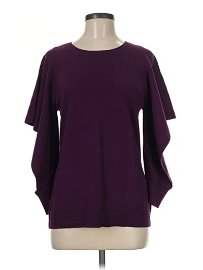 Pre-owned Cabi Pullover Sweater In Purple