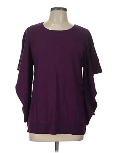 Pre-owned Cabi Pullover Sweater In Purple