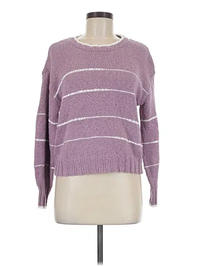 Pre-owned Cabi Pullover Sweater In Purple