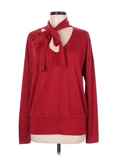 Pre-owned Cabi Pullover Sweater In Red