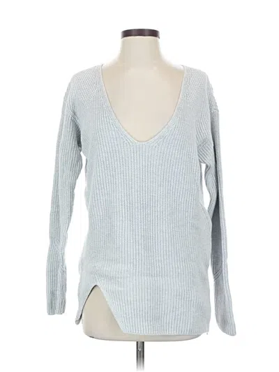 Pre-owned Cabi Pullover Sweater In Silver