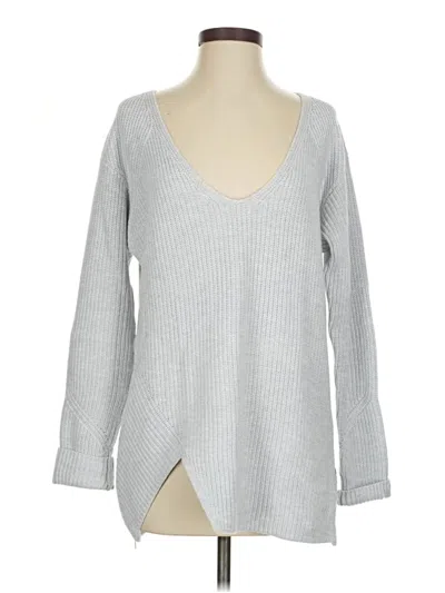 Pre-owned Cabi Pullover Sweater In Silver