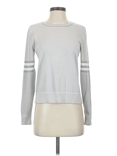 Pre-owned Cabi Pullover Sweater In Silver