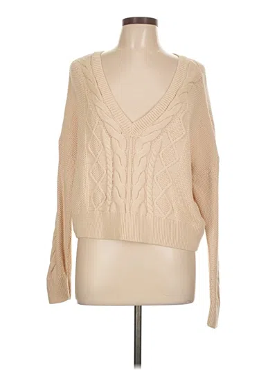 Pre-owned Cabi Pullover Sweater In Tan