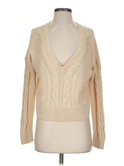 Pre-owned Cabi Pullover Sweater In Tan