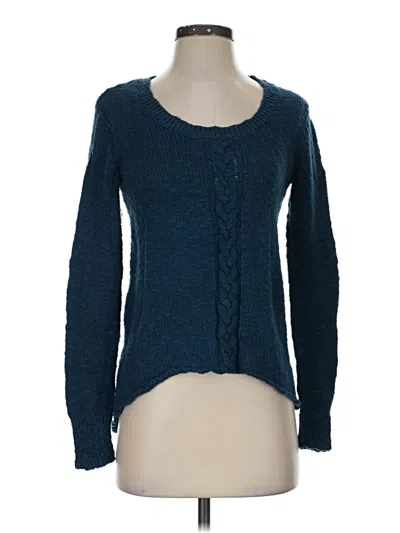 Pre-owned Cabi Pullover Sweater In Teal