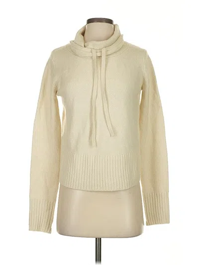 Pre-owned Cabi Pullover Sweater In White