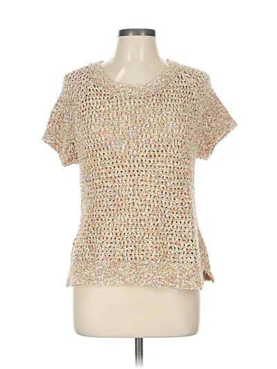 Pre-owned Cabi Pullover Sweater In White