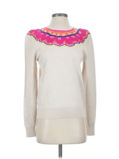Pre-owned Cabi Pullover Sweater In White