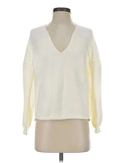 Pre-owned Cabi Pullover Sweater In White