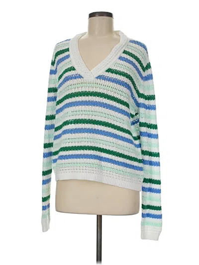 Pre-owned Cabi Pullover Sweater In White