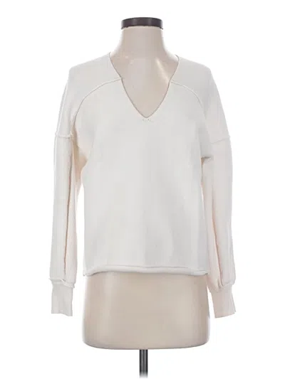 Pre-owned Cabi Pullover Sweater In White