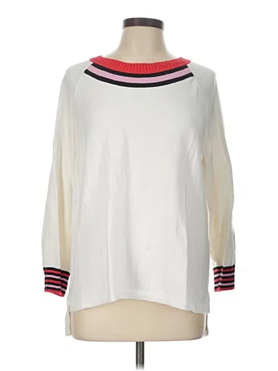 Pre-owned Cabi Pullover Sweater In White