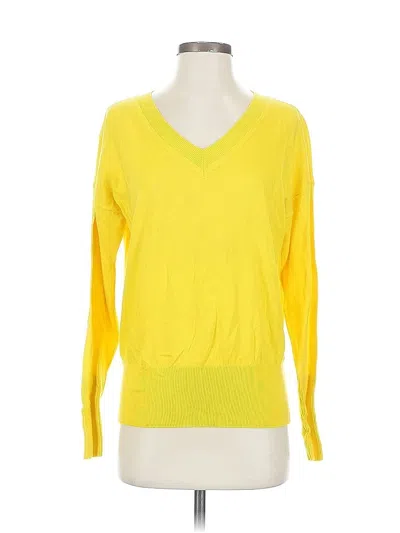 Pre-owned Cabi Pullover Sweater In Yellow