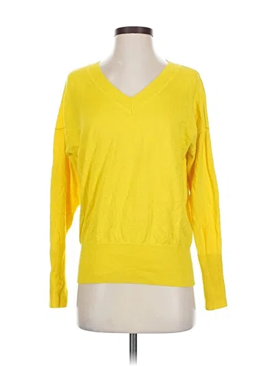 Pre-owned Cabi Pullover Sweater In Yellow