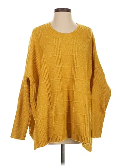 Pre-owned Cabi Pullover Sweater In Yellow