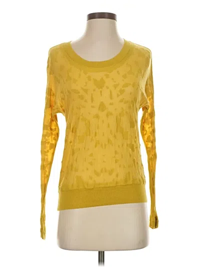 Pre-owned Cabi Pullover Sweater In Yellow
