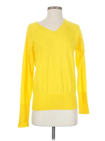 Pre-owned Cabi Pullover Sweater In Yellow