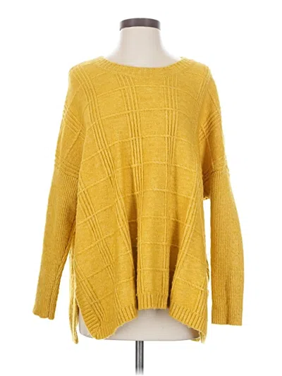 Pre-owned Cabi Pullover Sweater In Yellow
