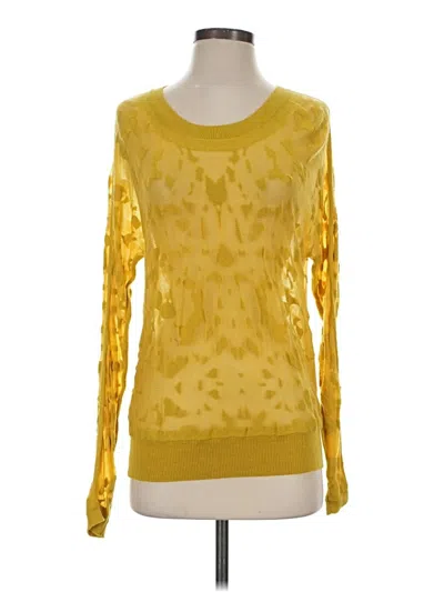 Pre-owned Cabi Pullover Sweater In Yellow