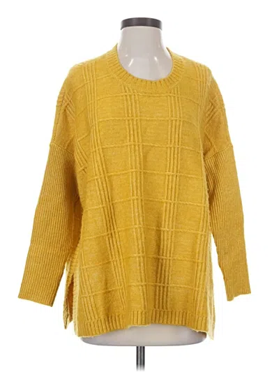 Pre-owned Cabi Pullover Sweater In Yellow