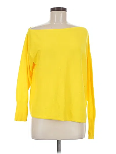 Pre-owned Cabi Pullover Sweater In Yellow